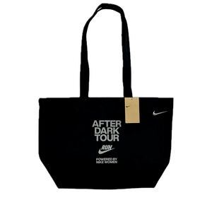 Nike Heritage 2.0 Tote Bag Travel School Shopping Black White IF8252 010 NWT